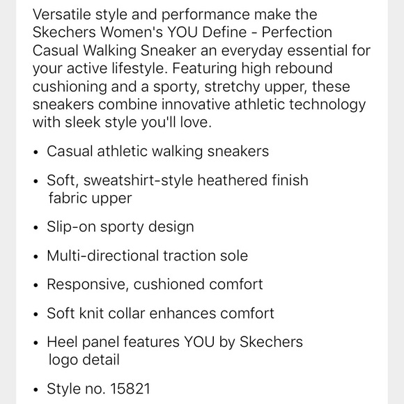 you define perfection skechers